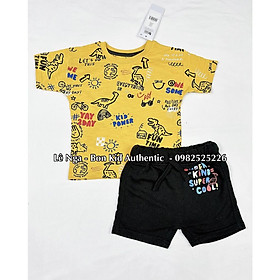 Bộ cộc cotton khủng long GEOGRE_UK size từ 12-18m đến 6-7y