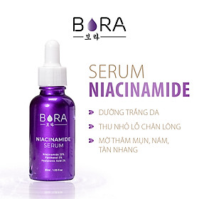 Serum dưỡng trắng da Bora Niacinamide lọ 30ml