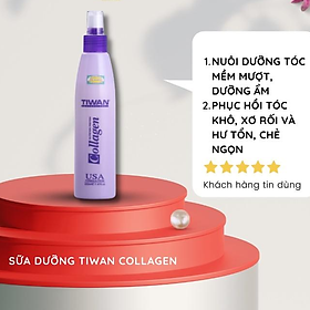 Sữa dưỡng Tiwan Collagen giúp nuôi dưỡng tóc mềm mượt 220ml  - LS015