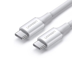 Mua Cáp sạc nhanh 2 đầu USB-C 2.0 Ugreen 80369 dài 0.5M 100W 5A Màu trắng Hàng chính hãng