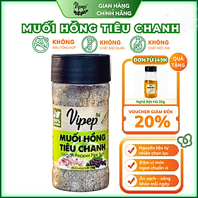 Muối Hồng Tiêu Chanh Tự Nhiên Vipep Hũ Nhựa Tròn 70g