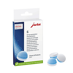 Viên nén vệ sinh máy pha cafe Jura Cleaning Tablets 6 viên/ hộp - 62715 - Hàng Chính Hãng