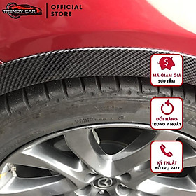 Cua lốp xe ô tô vân cacbon | chắn bùn lốp bắn lên xe dày dặn 1,5m dài 1 cuộn - Carbon
