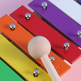 Đàn Xylophone T rưng 15 Phím Đủ Màu Sắc Tặng Dùi Gỗ Cho Bé Tập Chơi Và Làm