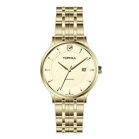 ĐỒNG HỒ TOPHILL TA039G.S2952 Dây và vỏ thép 316L, máy pin, kính sapphire