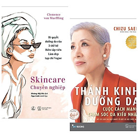 Combo 2 Cuốn Sách Chăm Sóc Da: Skincare Chuyên Nghiệp + Thánh Kinh Dưỡng Da (Tặng Kèm Bookmark Happy Life)
