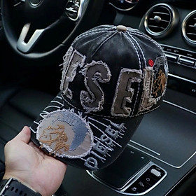 Nón kết, mũ lưỡi trai Diesel vải jeans form chuẩn siêu đẹp (Ảnh thật)
