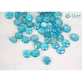 Mua Sỏi thủy tinh xanh ngọc trong suốt SOI-06