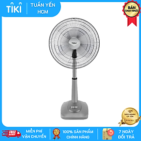 Quạt lửng Hali LU168C công suất 47W, thiết kế trang trọng tinh tế, 3 tốc độ gió - Hàng chính hãng - Bảo hành 12 tháng