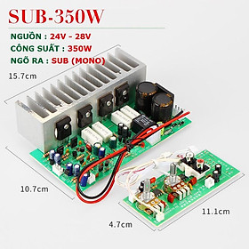 Hình ảnh Mạch khuyếch đại công suất SUB 350W - Dùng 4 sò đại C4278 - Dùng độ loa kéo, loa sub, karaoke .v.v...