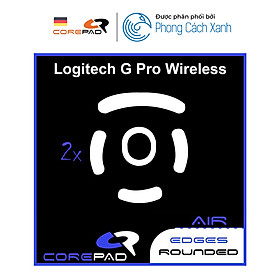 Feet chuột PTFE Corepad Skatez cho Logitech G Pro Wireless (2 bộ) - Hàng Chính Hãng