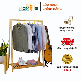 Mua Giá treo quần áo gỗ chữ A Behomes 1 tầng - nội thất phòng ngủ