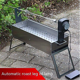 Mua Bếp Nướng Than Xoay Tự Động 5-10 Người Picnic Meals BBQ Auto (60x23)cm