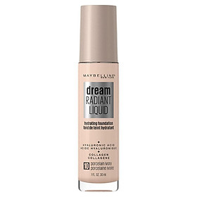 Maybelline Dream Radiant Liquid Foundation 10 Porcelain Ivory