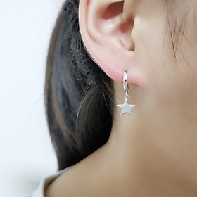 Bông tai thiết kế sao đơn tinh tế sang trọng