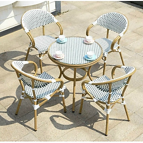 Mua Ghế Sân Vườn Giả Mây Nhập Khẩu - Giá 1 Ghế Không Gồm Bàn
