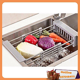 Mua Rổ Đa Năng-Khay Đa Năng Để Chậu Rửa Chén - Hàng Loại 1