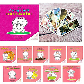 [Download Sách] Sách Ehon Chơi cùng Momo, chú bé quả đào Combo trọn bộ 10 cuốn Tái bản (Tặng 01 bookmark đáng yêu cho bé)