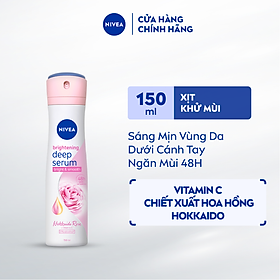 Xịt Ngăn Mùi NIVEA Serum Dưỡng Sáng Chuyên Sâu Hương Hoa (150 ml) - 85304