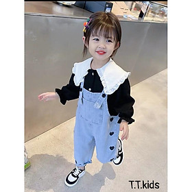 Quần Jeans Thêu Sườn PHối Aó Thô Cổ REN 13-25KG
