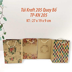 Tk22-Túi Kraft Quay Bố Số 2-27 X 19 X 9Cm
