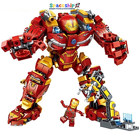 Đồ Chơi xếp hình, lắp ráp mô hình Iron man Hulkbruster