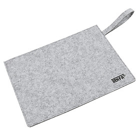 Letter hair (TRNFA) MZ-109 horizontal version of the gray blankets file bag / hand carry zipper briefcase office life bag / A4 sets of materials / notebook protection bag