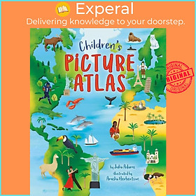 Sách - Children's Picture Atlas by Amelia Herbertson (UK edition, hardcover)