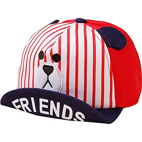 Summer Baby Girl Cap Children Sun Hats Animal Friends Printed Expression Babies Cap Accessories