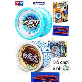 Combo 2 con yoyo màu xanh 677222 -677223 - tặng 4 dây - đồ chơi vận động