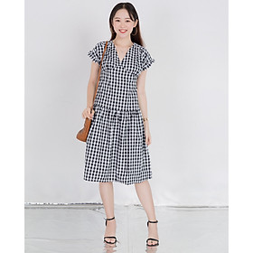 J-P Fashion - Đầm caro 11004328