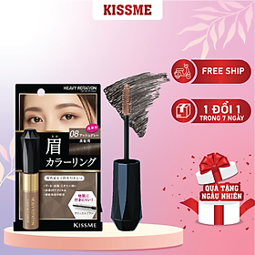 Mascara Chải Đổi Màu Lông Mày Chống Trôi Siêu Bền Kissme Heavy Rotation Coloring Eyebrow (8g)