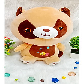 Gấu Bông CHỒN MẮT XANH NGỰC CÁ- HÀNG LÔNG MỊN