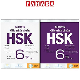 Combo Sách Giáo Trình Chuẩn HSK 6 - Tập 2 - Sách Bài Học Và Bài Tập (Bộ 2 Cuốn)