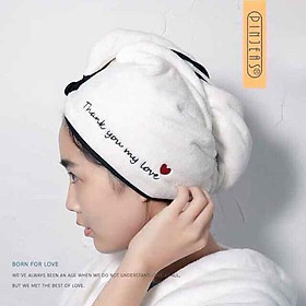 Khăn quấn tóc khô siêu nhanh
