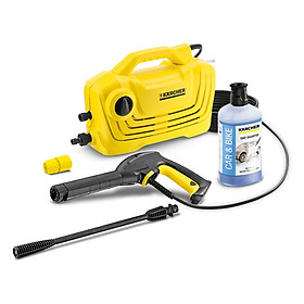 Combo Máy phun rửa áp lực cao Karcher K2 classic + Nước rửa 3 in 1 (1L)