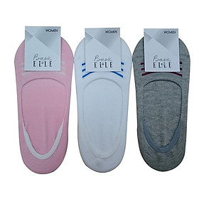 Set 3 Đôi Vớ Lười Dành Cho Nữ Thương Hiệu ELLE EBW LINER01