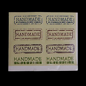 20 Sheets Hand made Labels Baking Sealing Sticker Gift Decorative Sticker DIY Handmade Packaging Materials