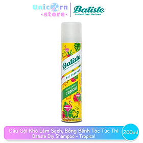 Dầu Gội Khô Batiste - Hương Hoa Nhiệt Đới - Coconut & Exotic Tropical 200ml