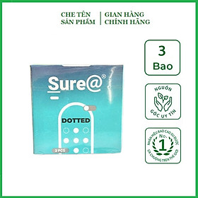 Mua Bao cao su sure@ có gai  siêu mỏng giúp tăng cảm xúc  mang đến cho bạn cảm giác thật như không sử dụng