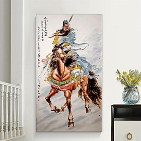 Mua Tranh Tráng Gương Sang Trọng Treo Tường Hiện Đại _ Tranh Pha Lê Quan Công