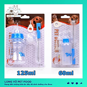 Bình ti sữa cho chó mèo con 60ml & 150ml, bình sữa cho chó con, bình sữa cho mèo con