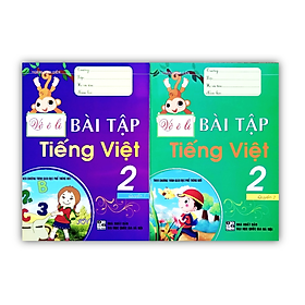 Sách - Combo Vở Ô Li Bài Tập Tiếng Việt 2 (Quyển 1+ Quyển 2)