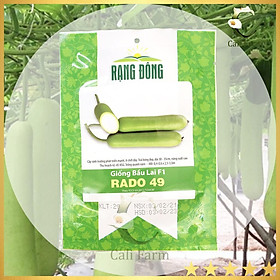 Mua Hạt Giống Bầu Lai F1 Trái Dài Rado 49 gói 2gr Dễ trồng  Năng suất cao- NON GMO- Hạt giống Rạng Đông  Chất lượng vượt trội !