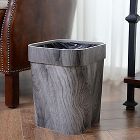 Retro Trash Can  Square for Living Room Bedroom