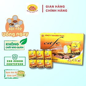 Cà Phê Sữa Minh Trung Ngon Bừng Tỉnh - Thùng 24 Lon Cà Phê Sữa 24