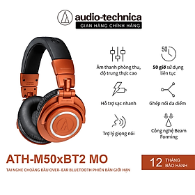 [Limited Edition] Tai nghe Bluetooth Chụp Tai Choàng Đầu Audio Technica ATH-M50xBT2 MO - Hàng Chính Hãng