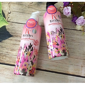 Dầu gội/xả nước hoa KeraSys Blooming& flowery - Hương tuyết tùng và linh lan Hàn Quốc 600ml