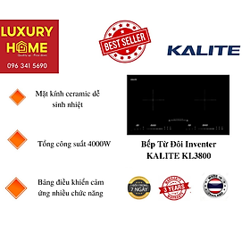 Mua Bếp Từ Đôi Inventer KALITE KL3800 Công Suất 4000W - Hàng Chính Hãng