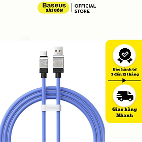 Cáp sạc nhanh USB to Type-C 100W Baseus CoolPlay Series Fast Charging Cable ( CAKW ) -Hàng chính hãng